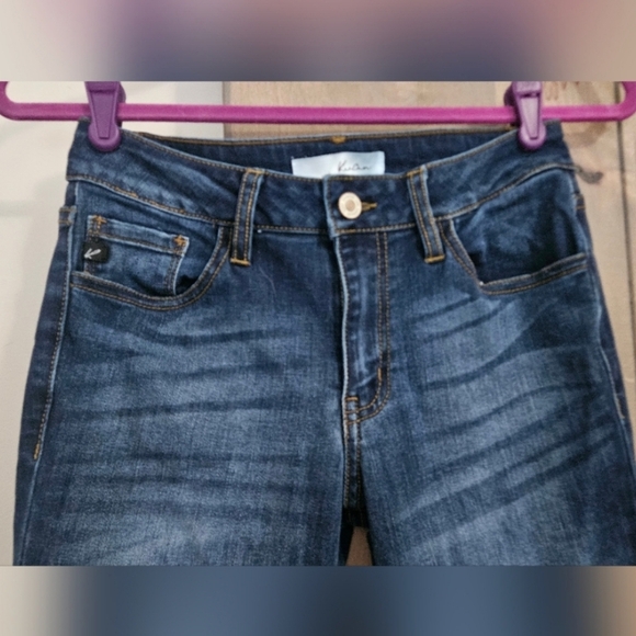 KANCAN Alani Mid Rise Super Skinny Jeans In Med/Dark Wash. Size 26 - Picture 7 of 12